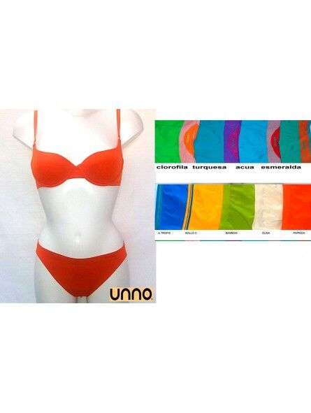 Unno conjunto sujetador con aro relleno y braga 6620