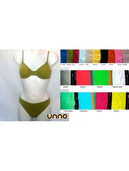 UNNO CONJUNTO SUJETADOR CON ARO Y BRAGA