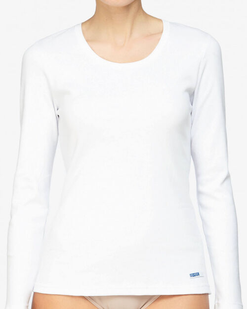 Camiseta Mujer M/Larga Interlock Gamuzada 0 M